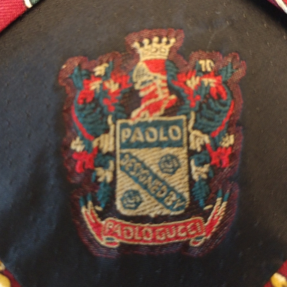 PAOLO GUCCI Geometric Necktie, NWOT - Picture 3 of 9